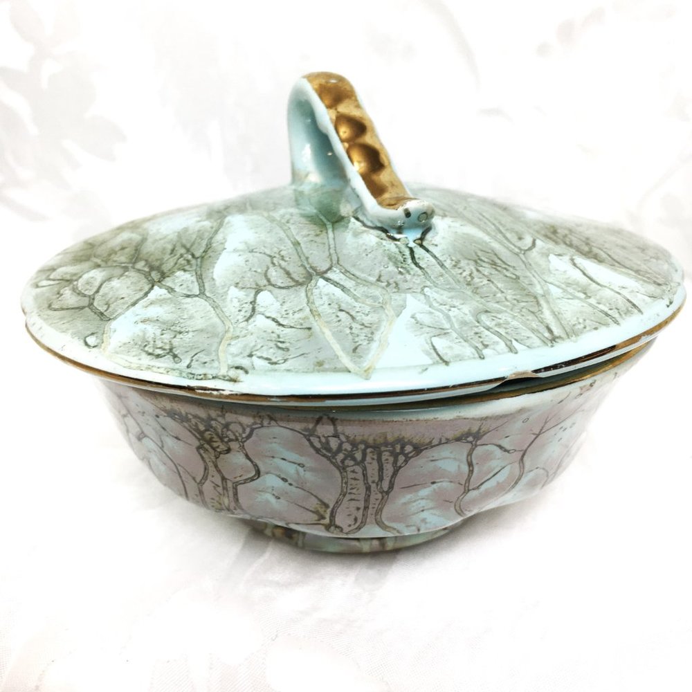 * Old Dutch Delft Powder or Candy Dish - Picture 2 of 16